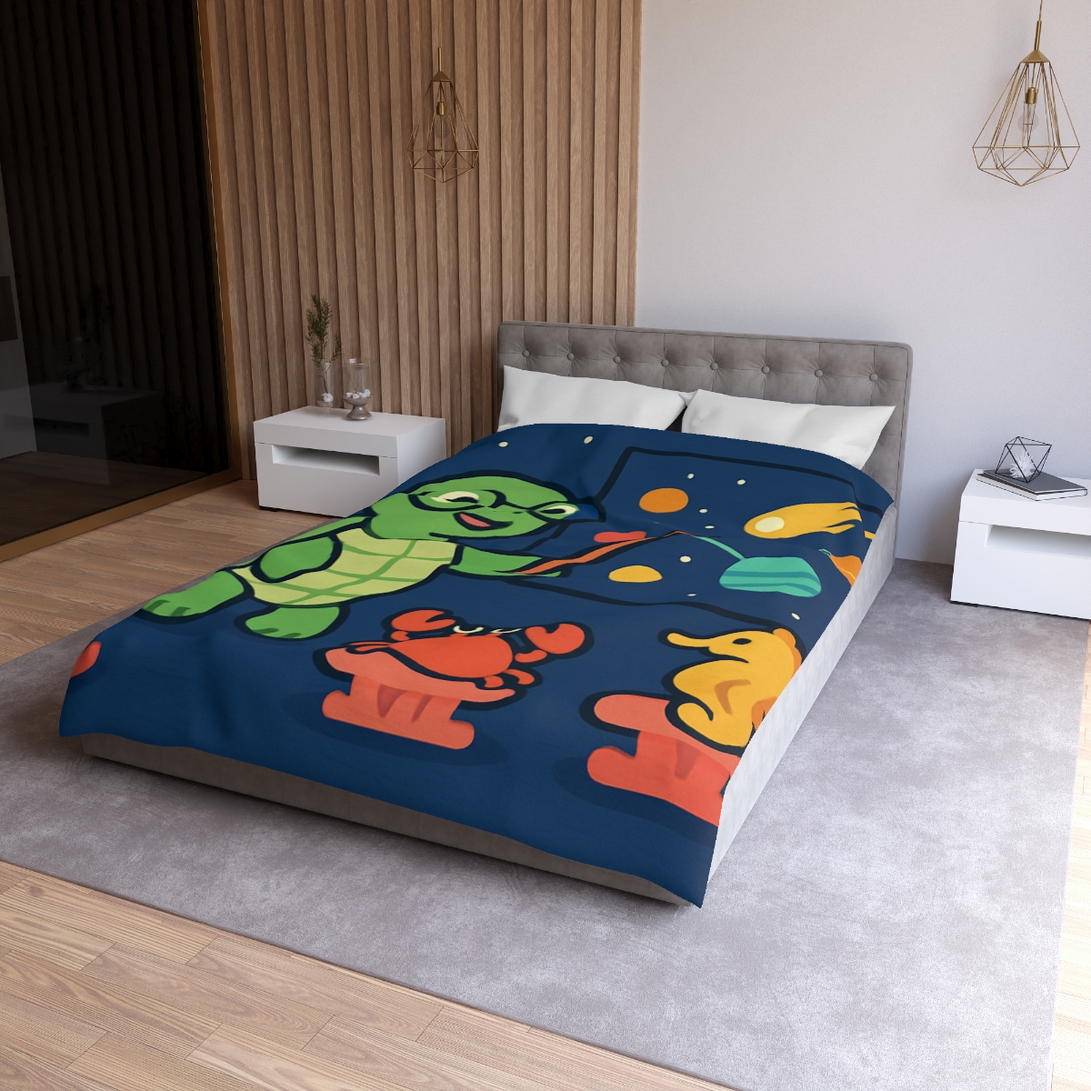 Comet Classroom Turtle stylish duvet covers