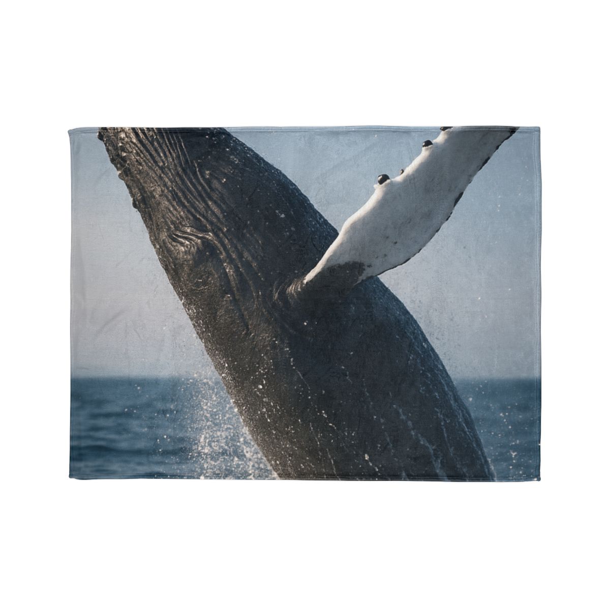 Tidal Song Humpback Whale stylish throw blankets