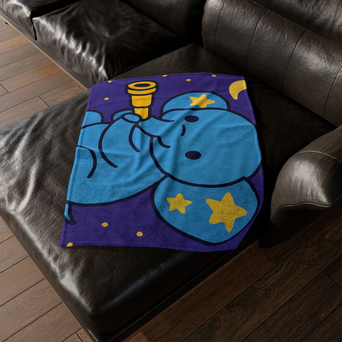 Starlight Safari Elephant personalized cozy blankets