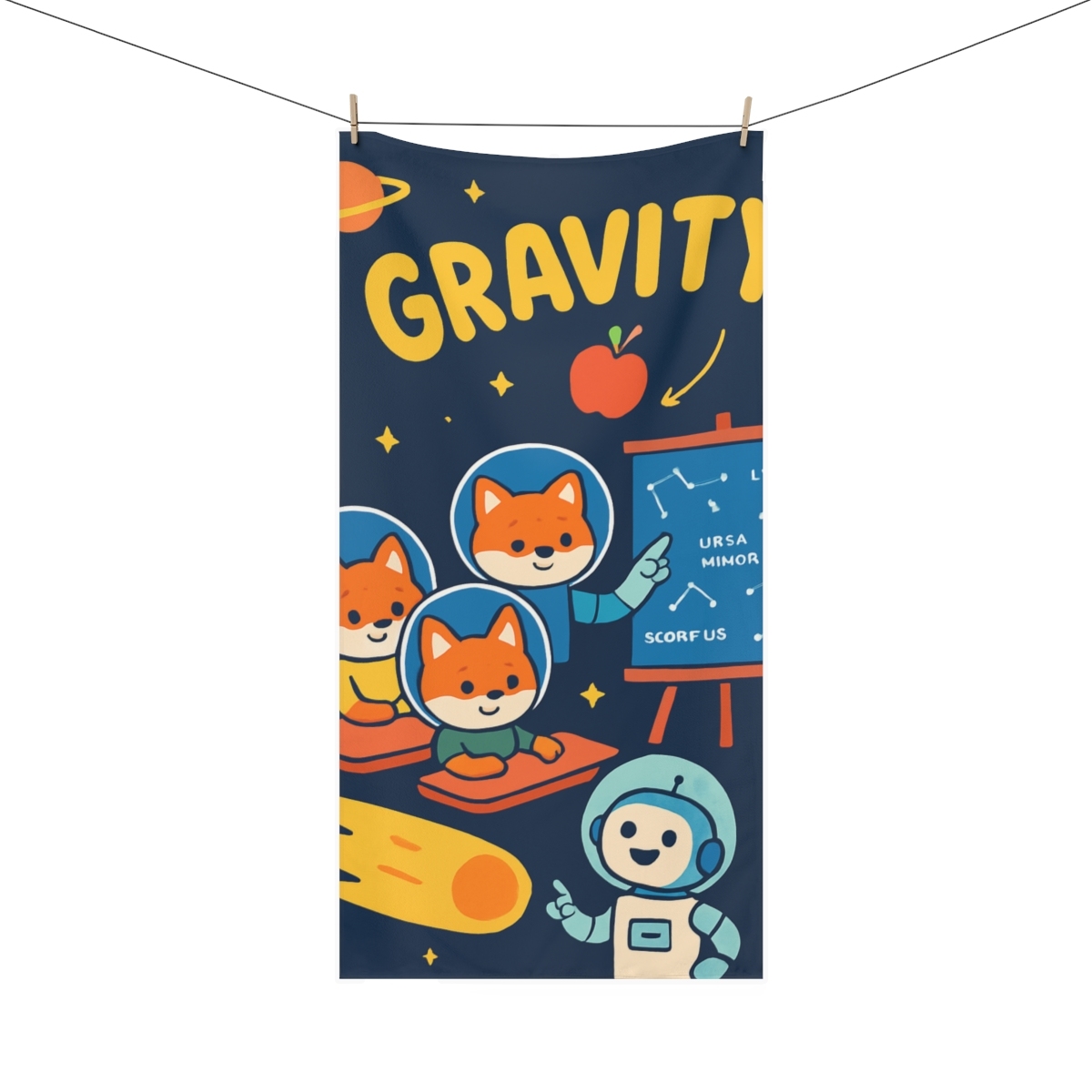 Comet Classroom For Curious Foxes comfortable face towels