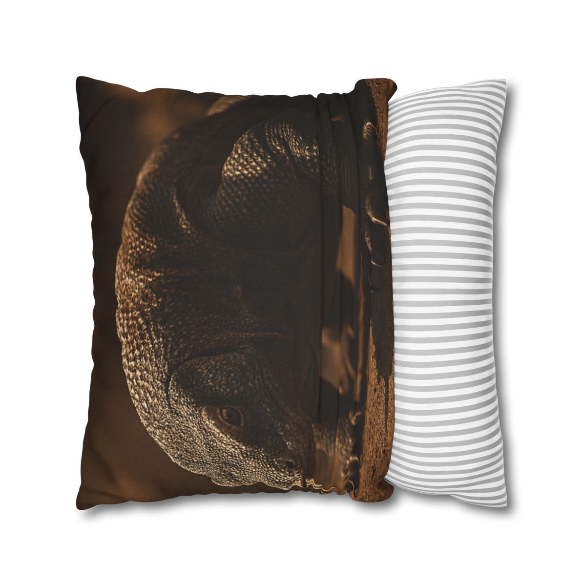 Ancient Sentinel Komodo Dragon trendy patterned pillow cases
