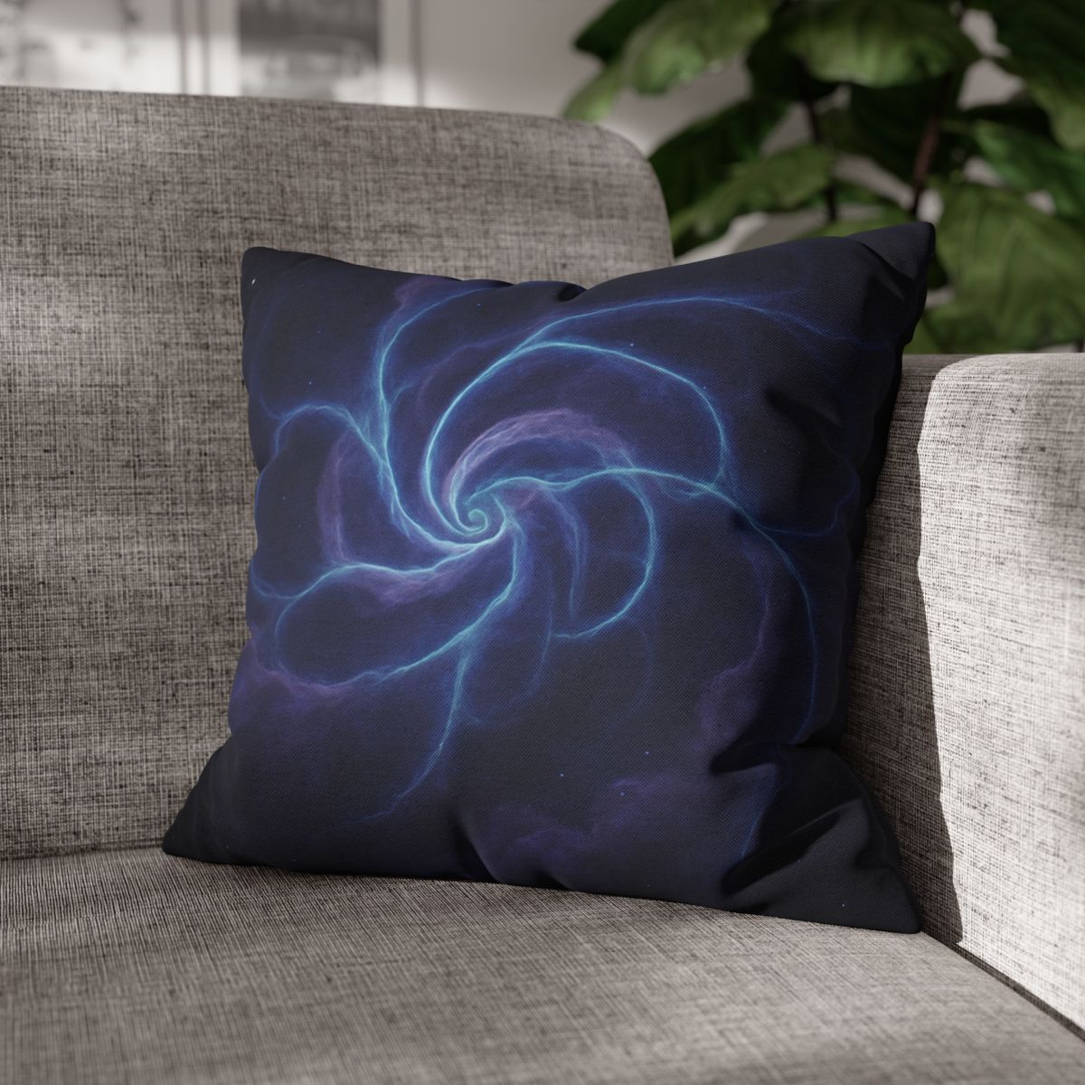 Nebula Spiral Lattice personalized pillow covers