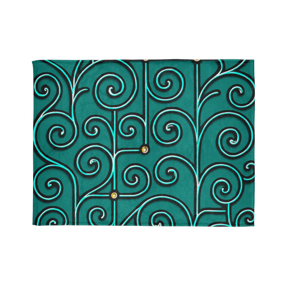 Tendril Circuit Lattice decorative home blankets