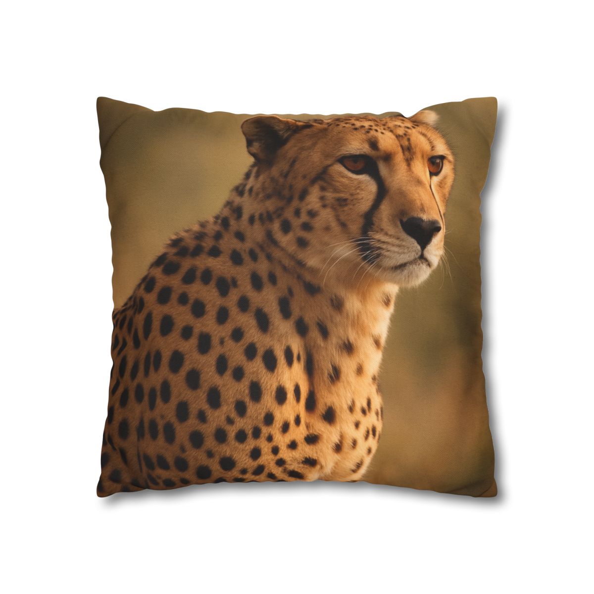 Amber Gaze Cheetah trendy patterned pillow cases
