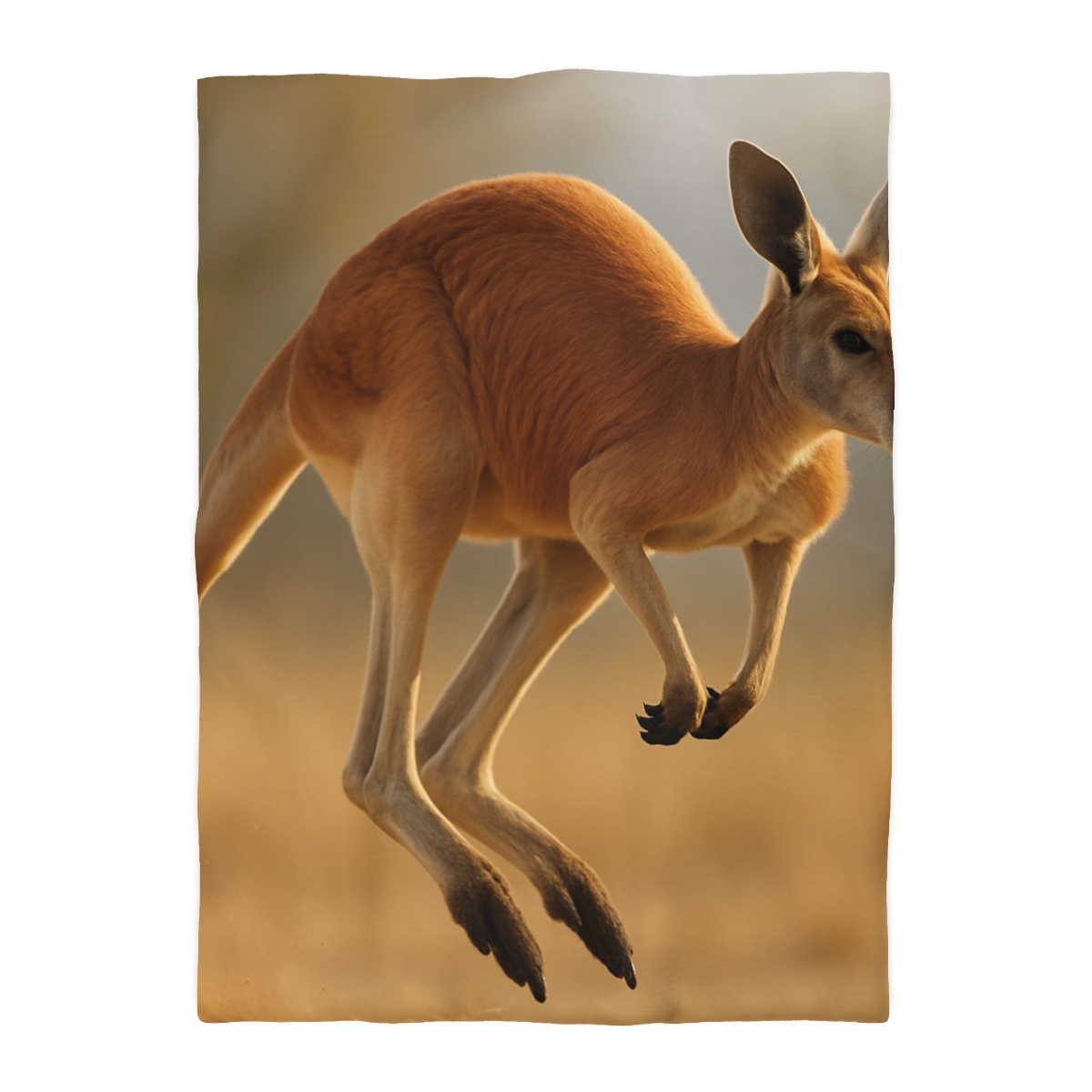 Ember Hop Red Kangaroo custom duvets
