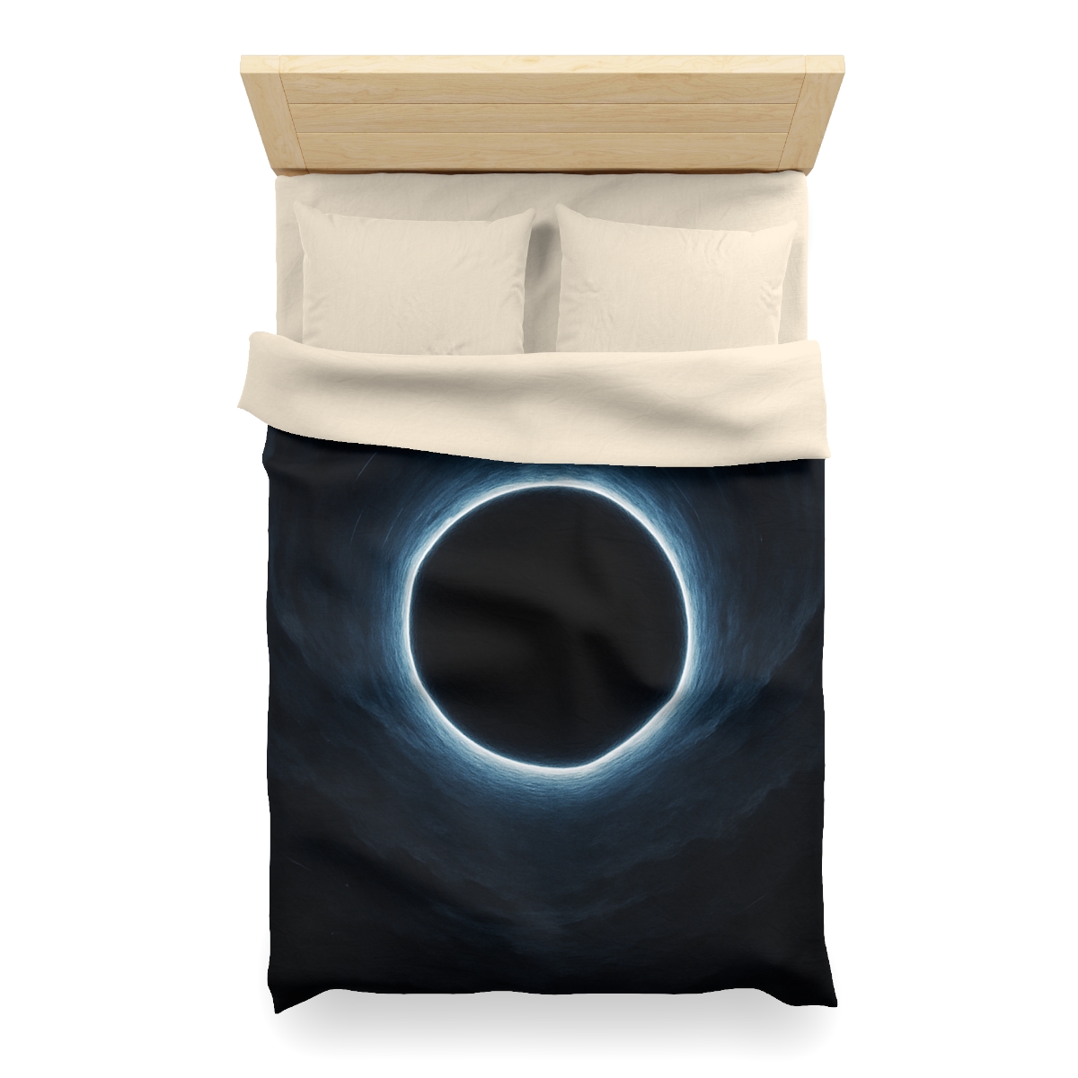 Luminous Event Horizon Veil personalized bedding duvets