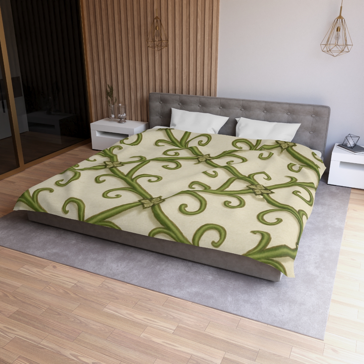 Vine Lattice Panorama personalized bedding duvets