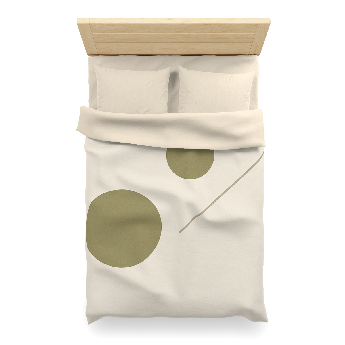 Triad Of Circles With Open Line personalized bedding duvets