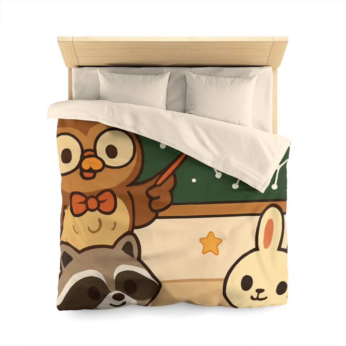 Comet Classroom Owl And The Star Map Chalkboard warm winter duvets