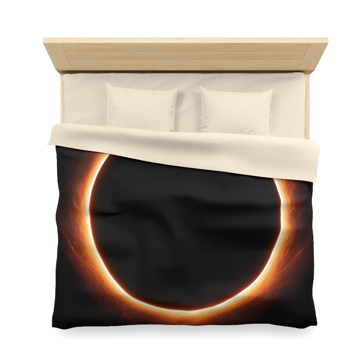 Dark Horizon Singularity Glow personalized bedding duvets