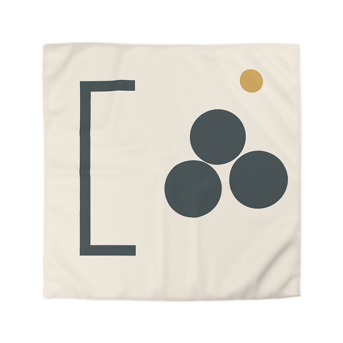 Diagonal Bracket And Three Circle Cluster warm winter duvets