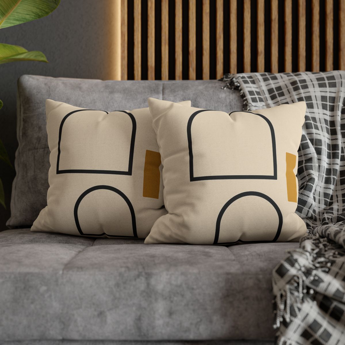 Arc Window Alignment personalized pillow covers