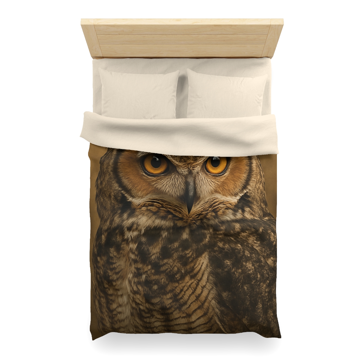 Amber Vigil Great Horned Owl soft comforter duvets