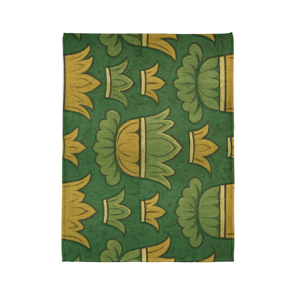 Calyx Crown Tessellation soft fleece blankets