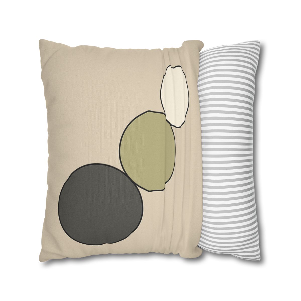Staggered Trio Of Circles Harmony unique gift pillow cases