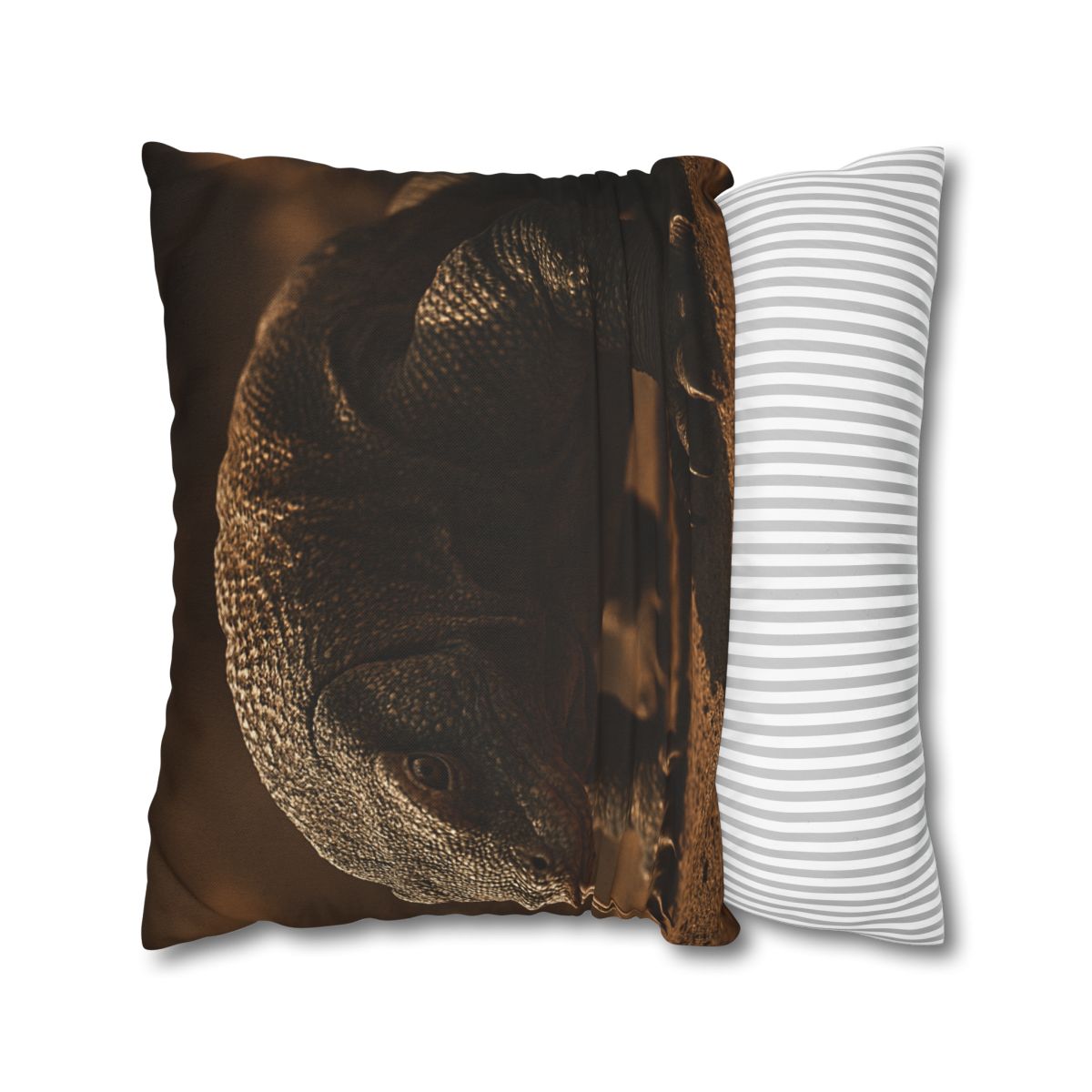 Ancient Sentinel Komodo Dragon trendy patterned pillow cases