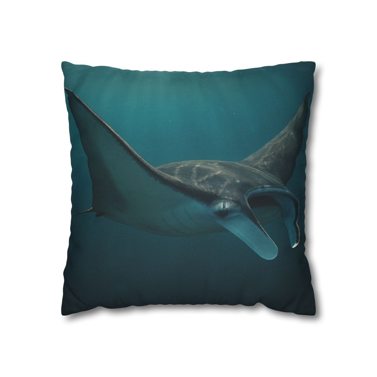 Starlit Drift Manta Ray designer print pillow cases