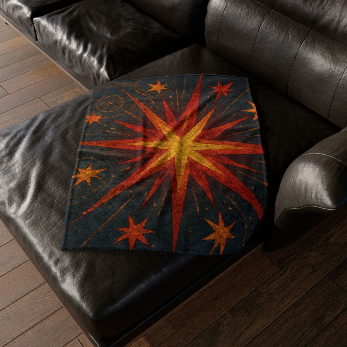 Starburst Cluster Mosaic designer printed blankets