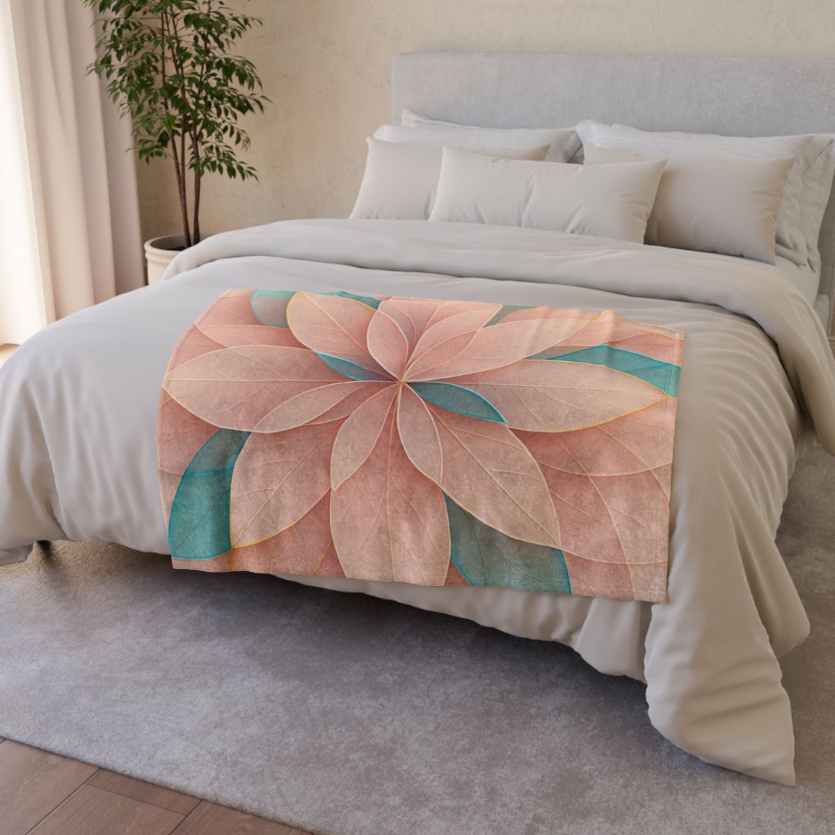 Petal Prism Overlap warm winter blankets