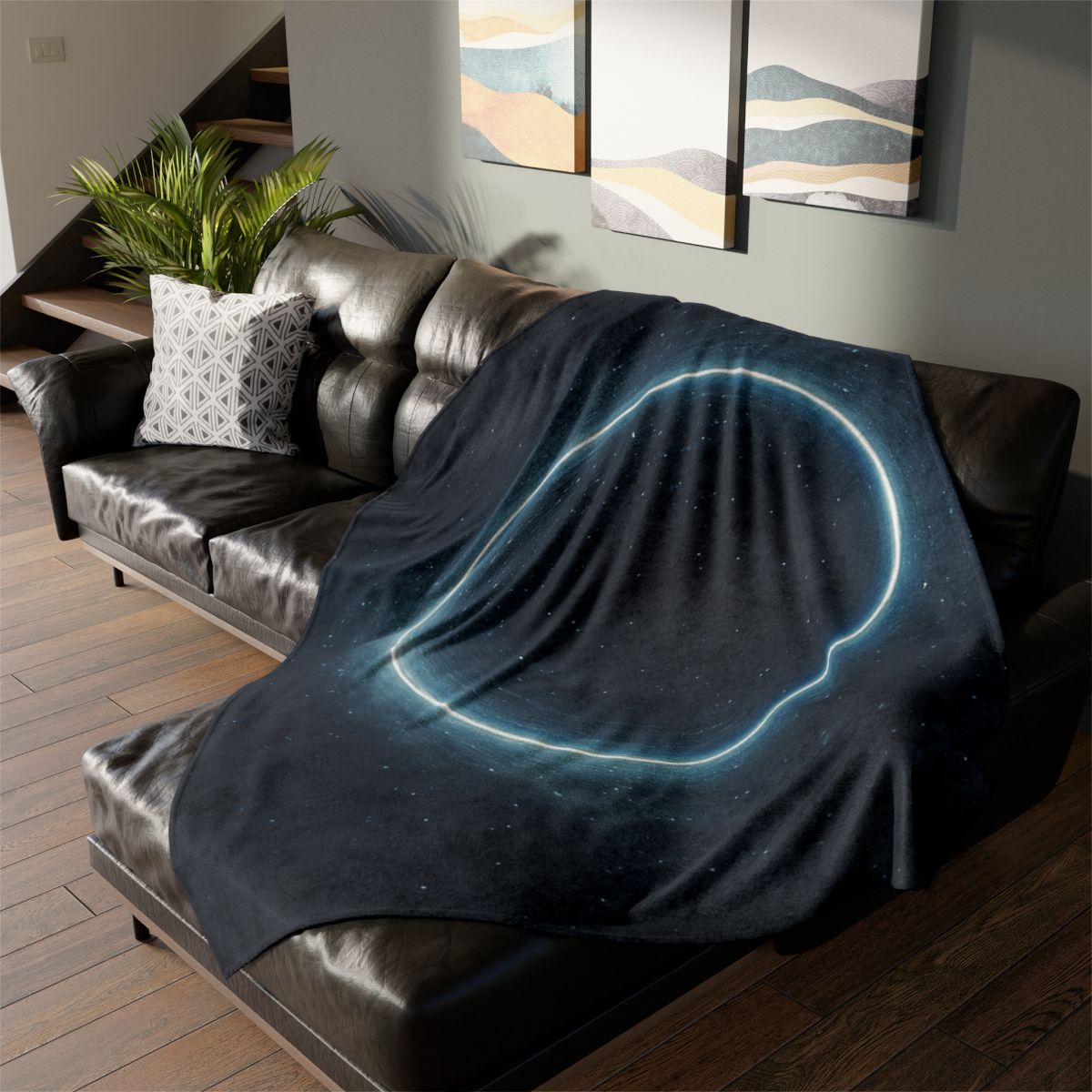 Lensing Mirage Halo soft fleece blankets