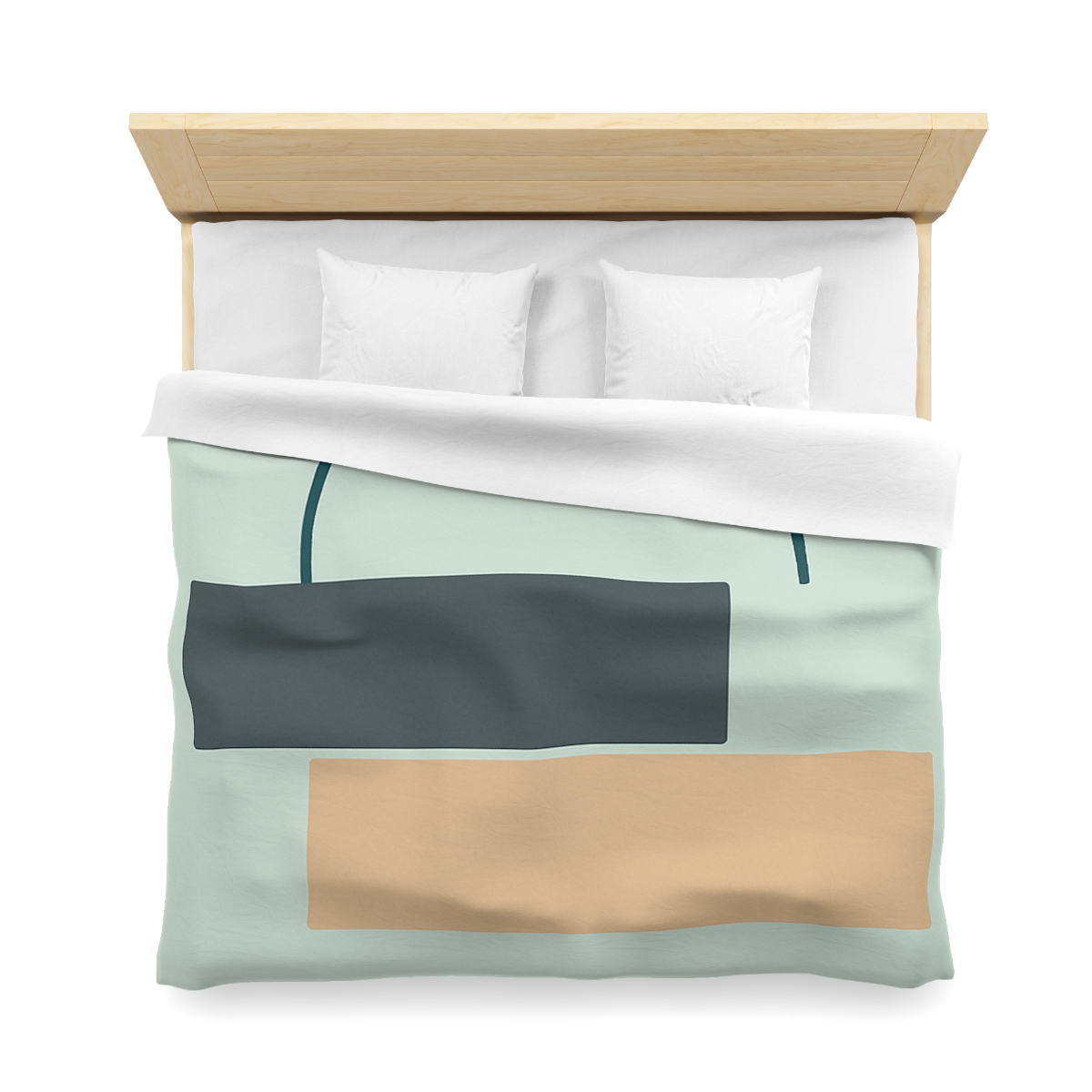 Stepped Arc And Twin Slabs designer printed duvets