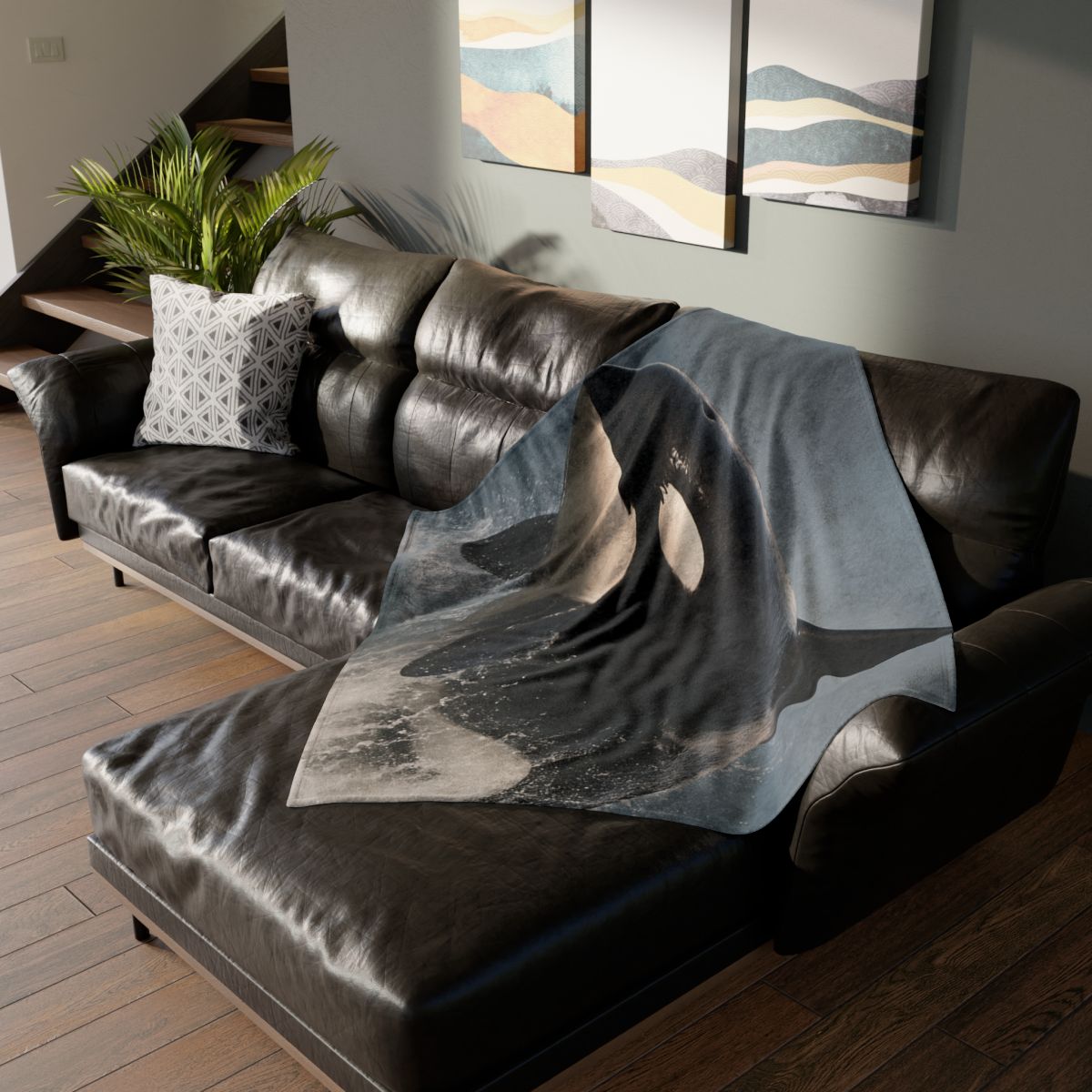 Storm Crest Orca trendy patterned blankets