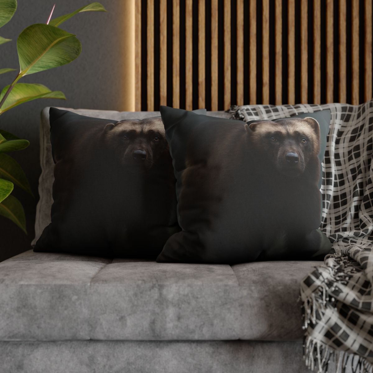 Velvet Shadow Wolverine soft cotton pillow cases