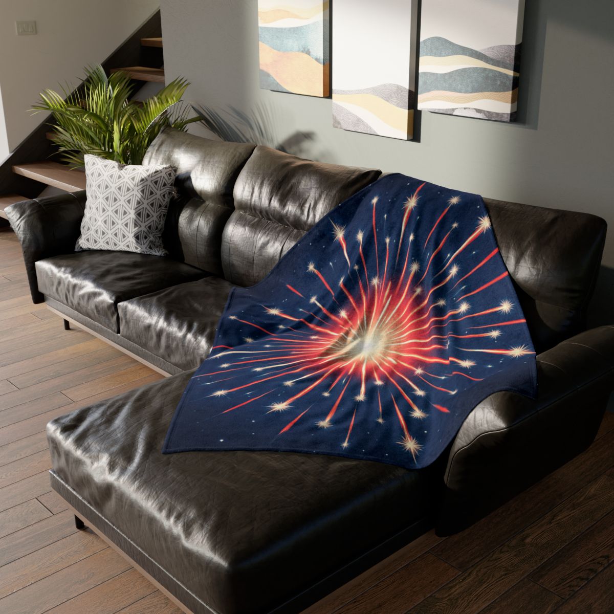Photon Burst Constellation unique gift blankets