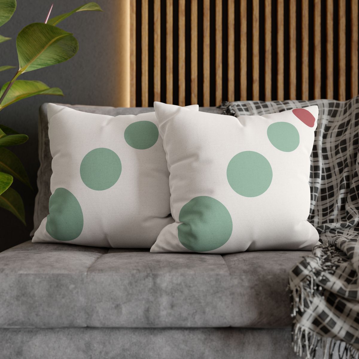 Diagonal Path Of Four Circles trendy patterned pillow cases