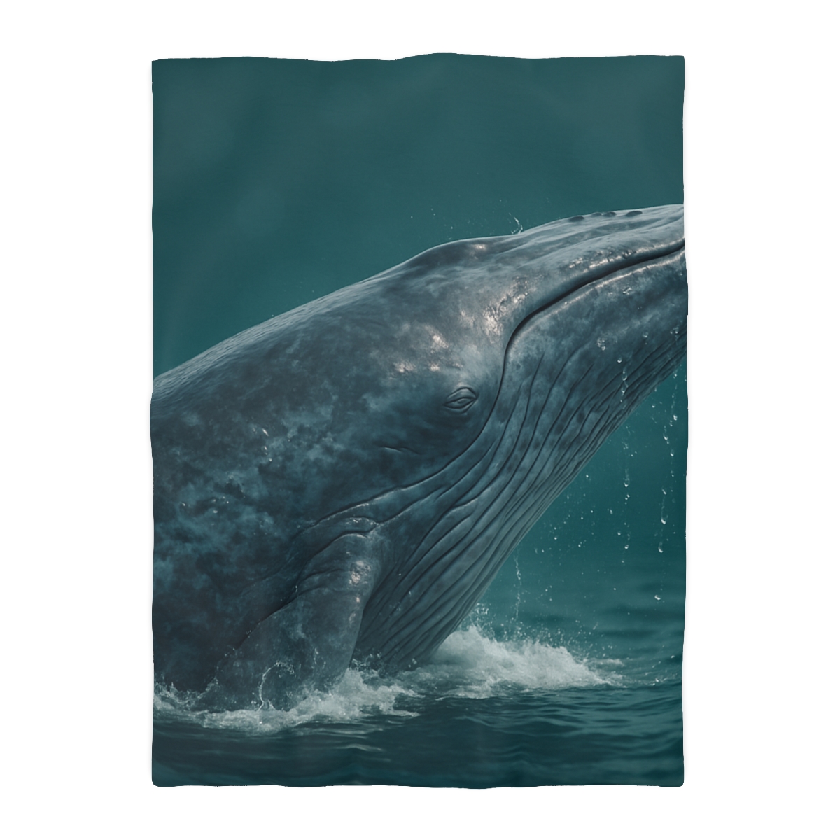 Ocean Song Blue Whale designer printed duvets