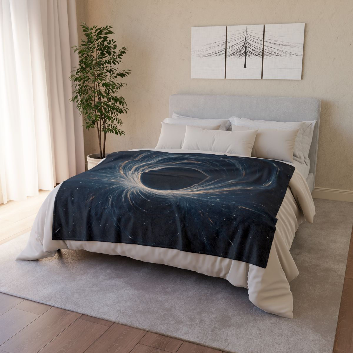 Gravity Well Vortex trendy patterned blankets