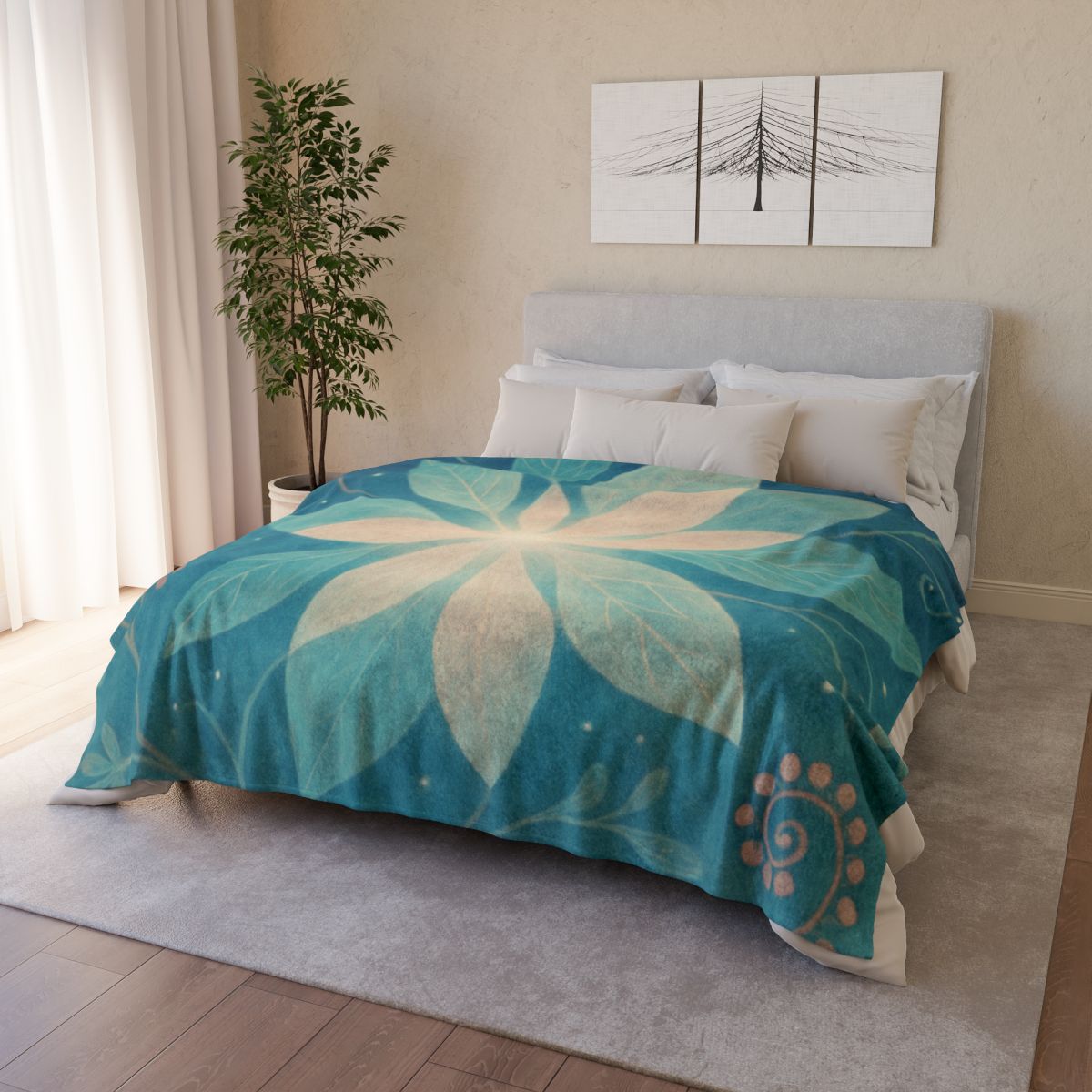 Petal Nebula Lattice unique gift blanketscustom blankets