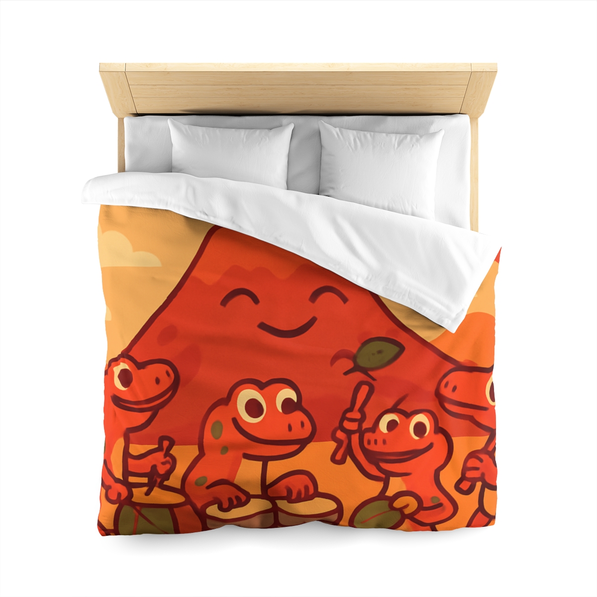Volcano Drum Band Of The Rhythm Lizards designer printed duvets