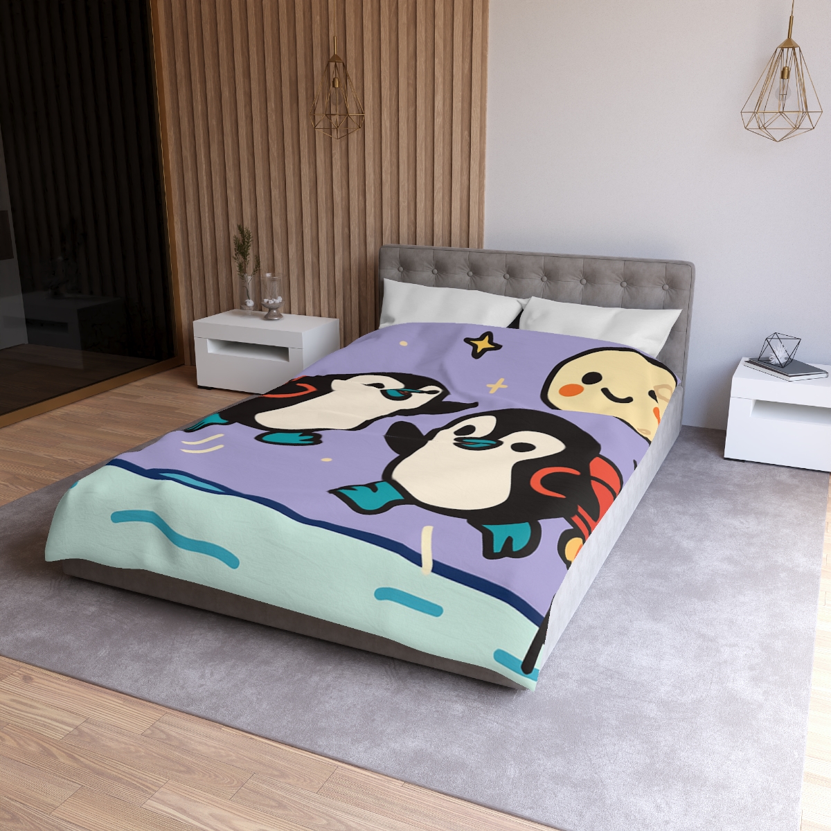 Rocket Penguin Explorers duvets for gifts