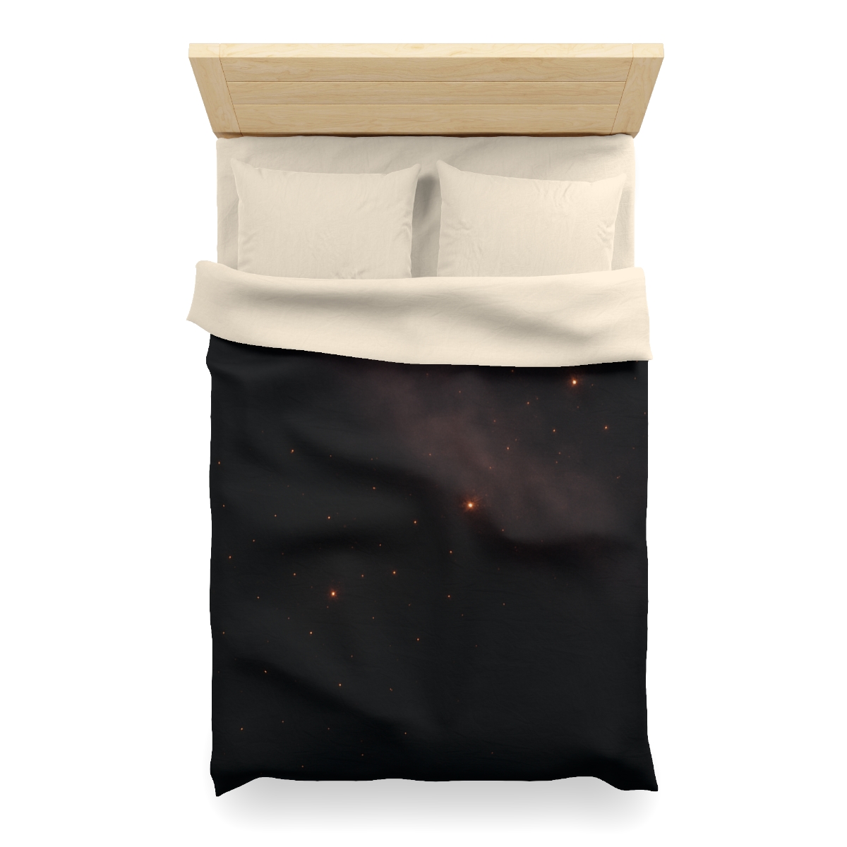 Dark Veil Ember Field designer printed duvets