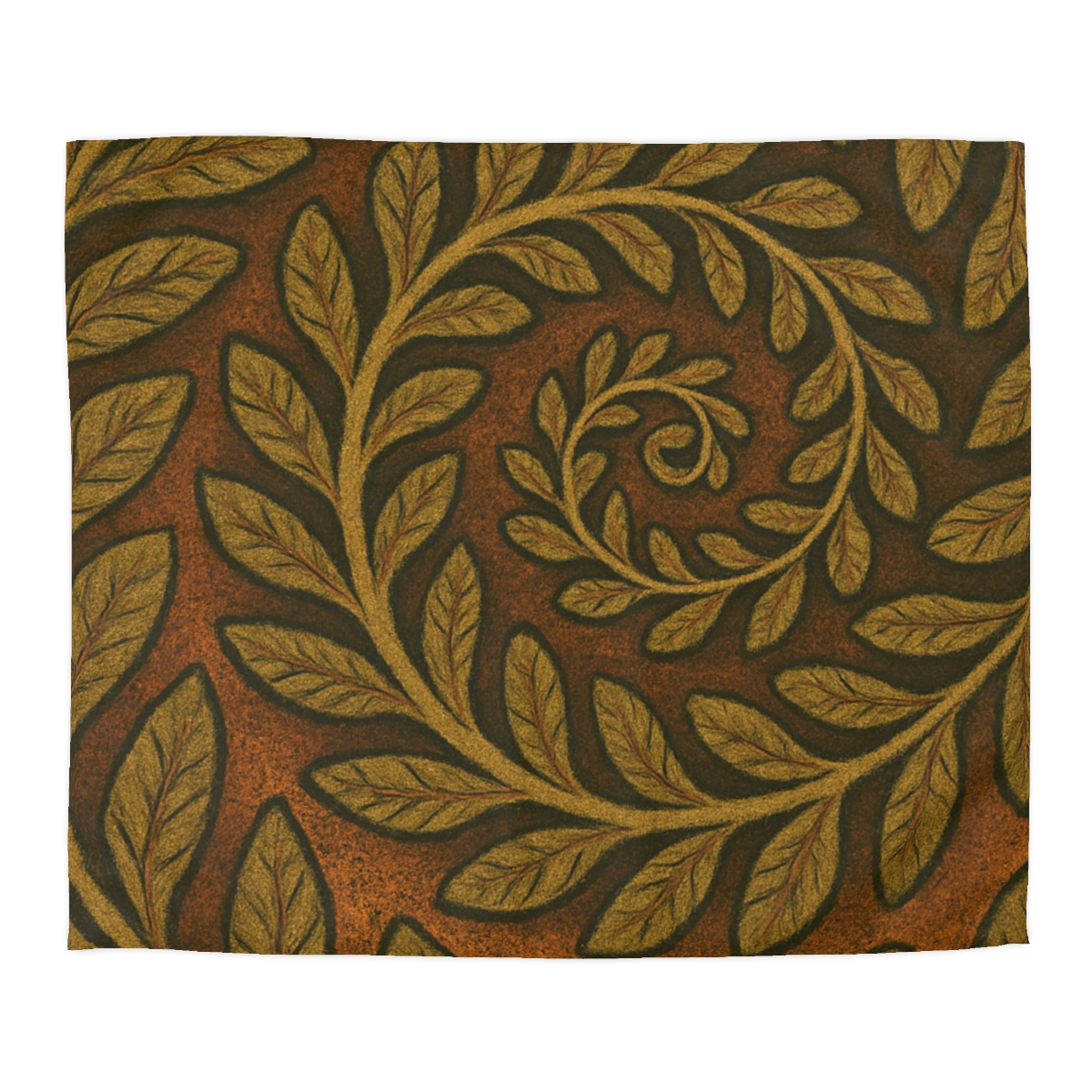 Frond Spiral Weave custom duvets