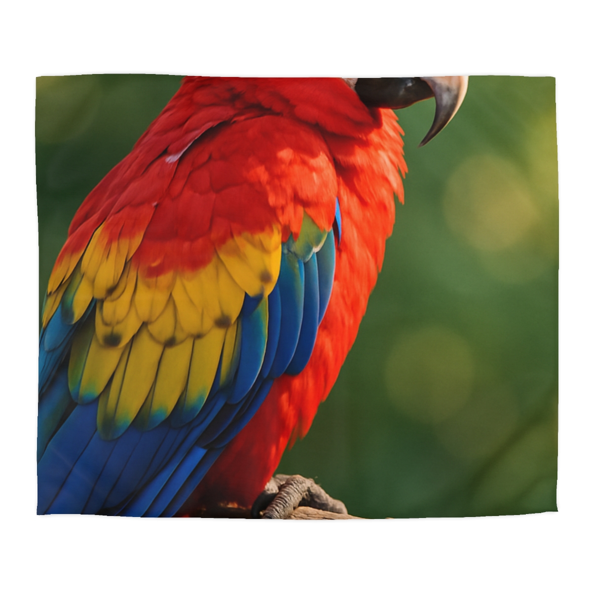 Prism Song Scarlet Macaw custom duvets