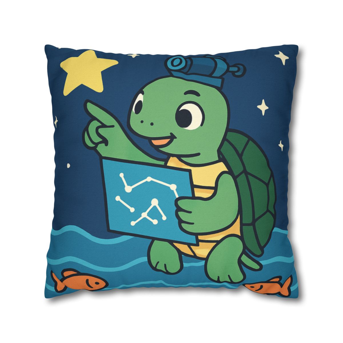 Stargazer Sea Turtle comfortable bedding pillow covers