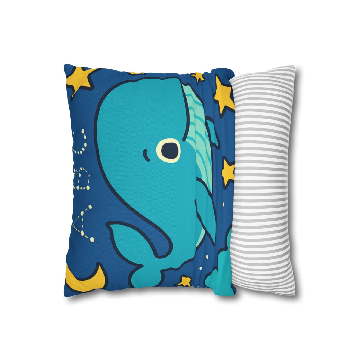 Starry Whale Expedition custom pillow cases