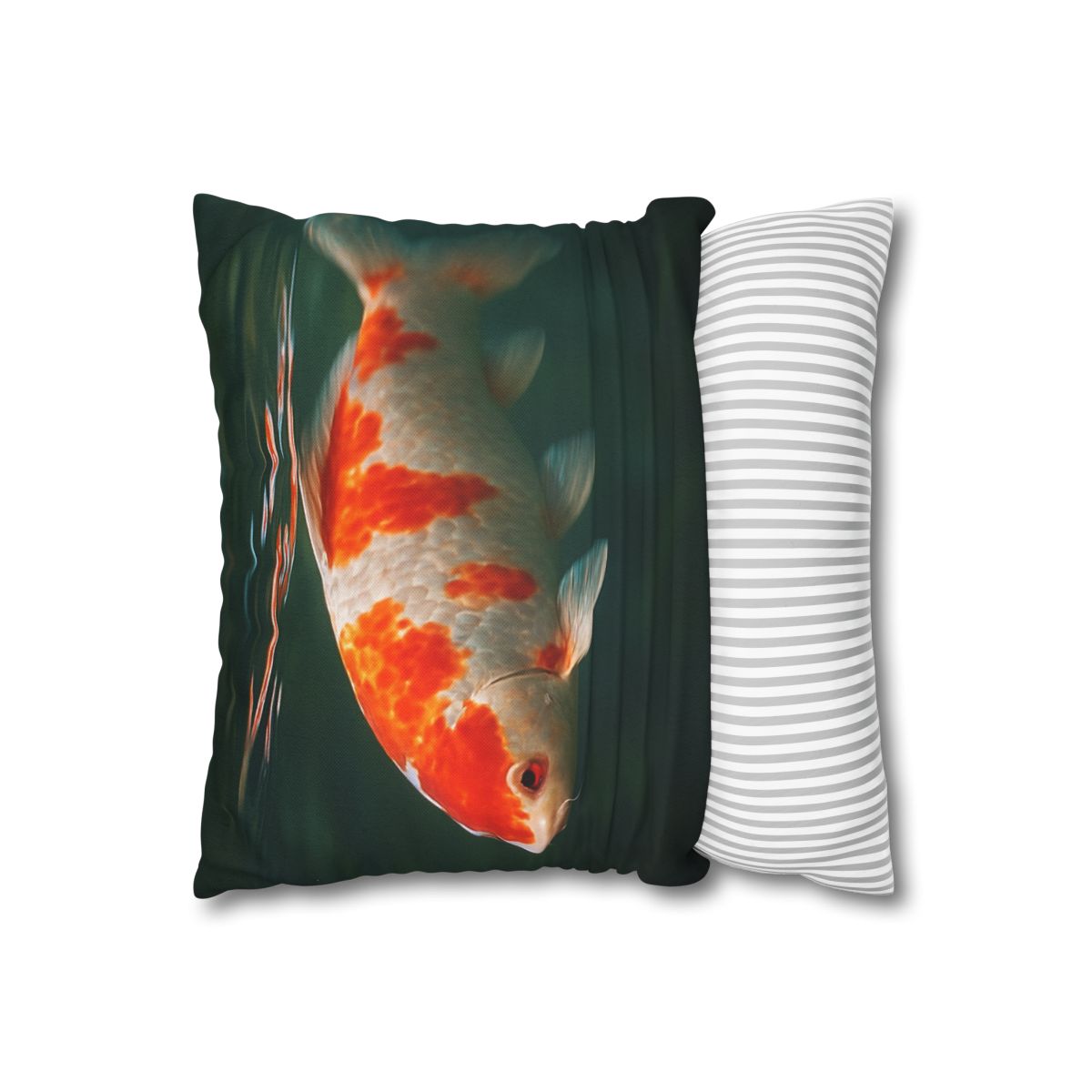 Crystal Current Koi Fish custom pillow cases