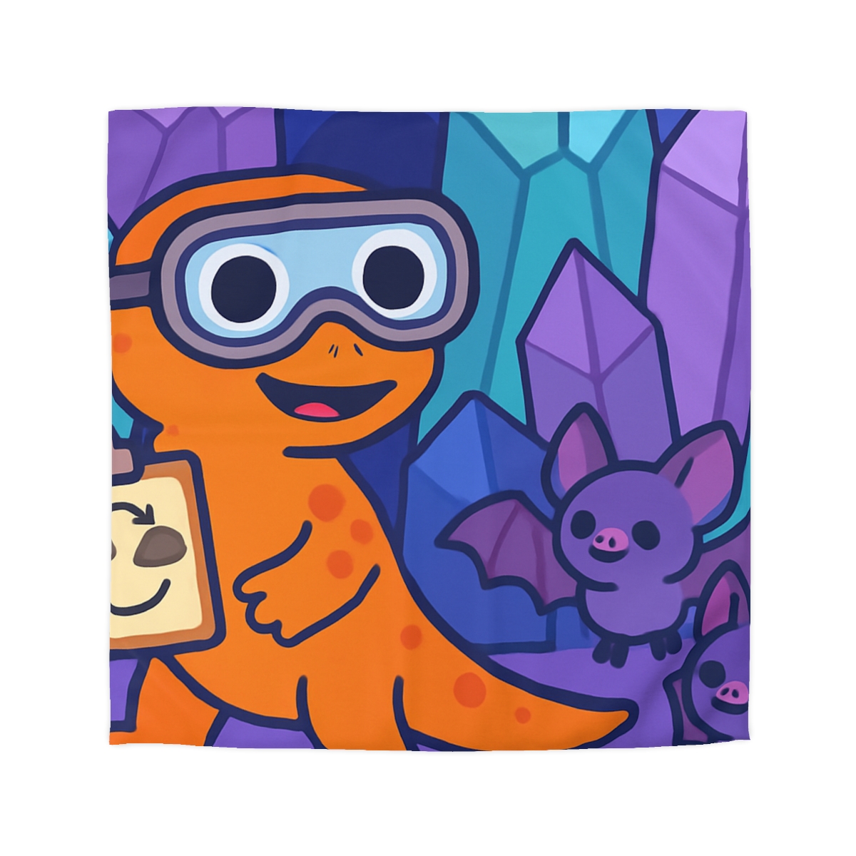 Crystal Cavern Salamander Science Team trendy bedroom duvets