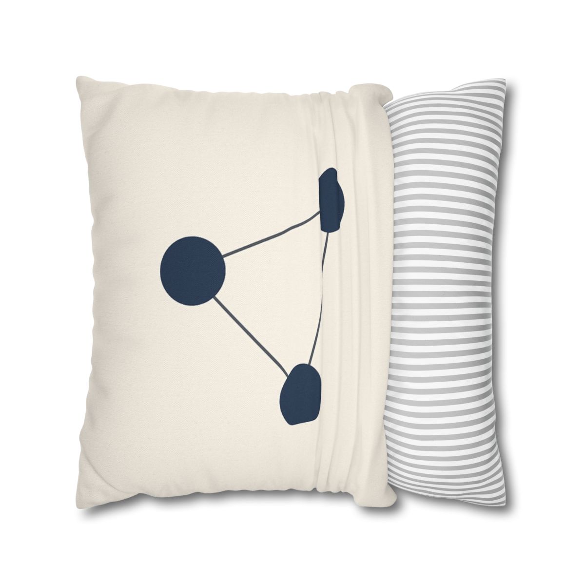 Orbital Line Cluster designer print pillow cases