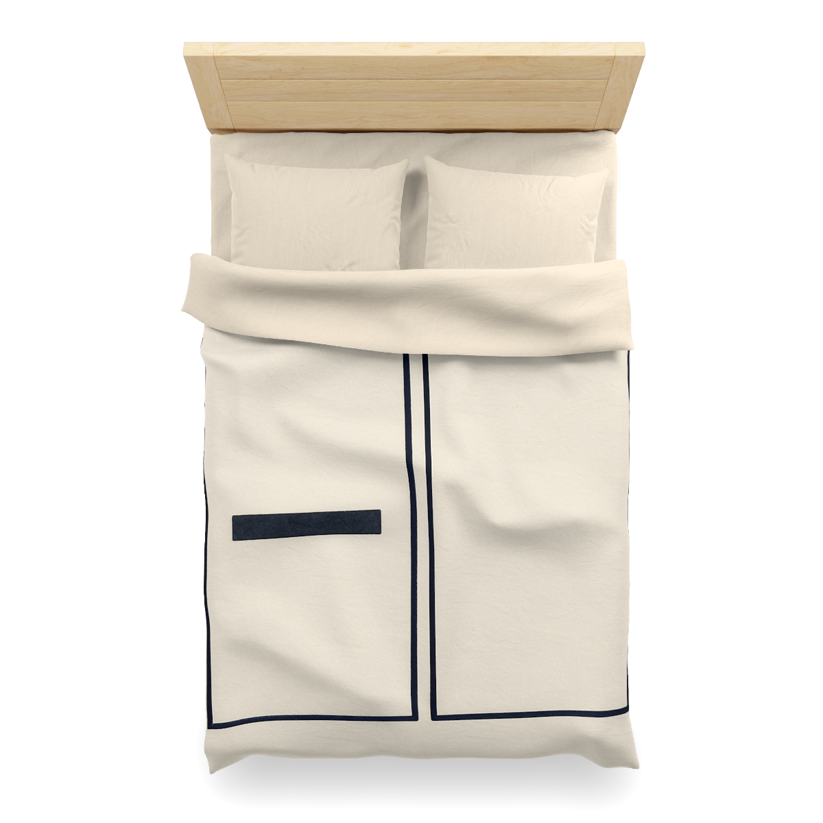 Twin Frames With Offset Bar designer printed duvets