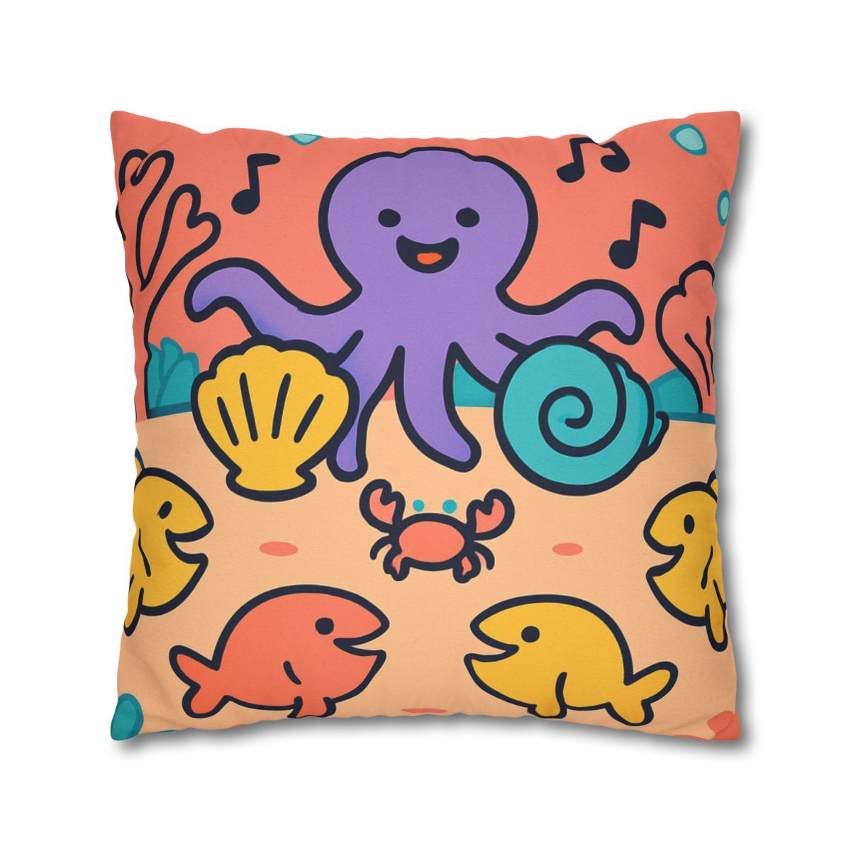 Coral Concert Undersea custom pillow cases