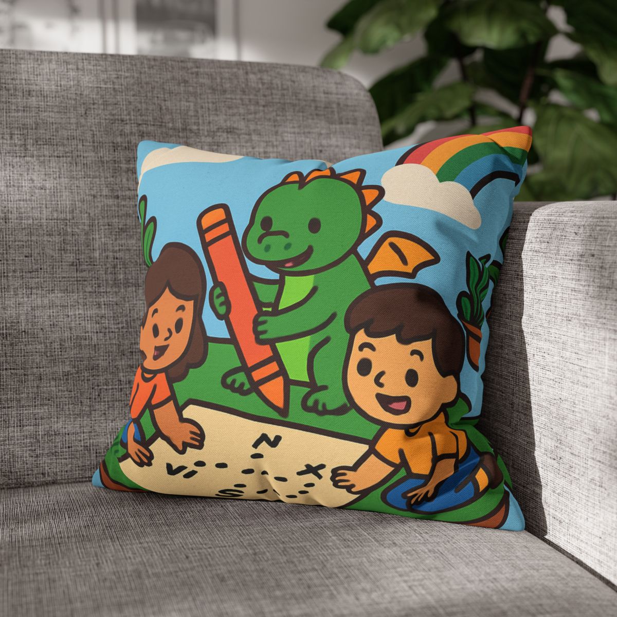 Sky Garden Map Makers With A Baby Dragon unique gift pillow cases