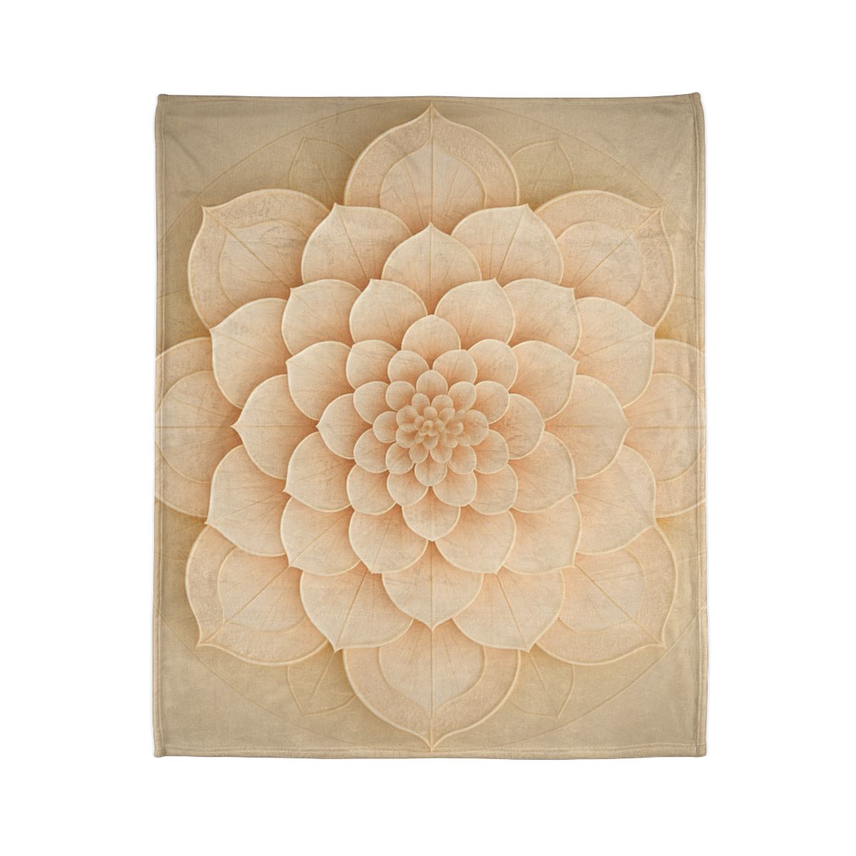 Petal Mosaic Halo soft fleece blankets