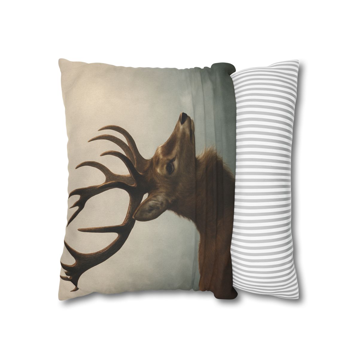 Morning Mist Red Deer Stag custom pillow cases