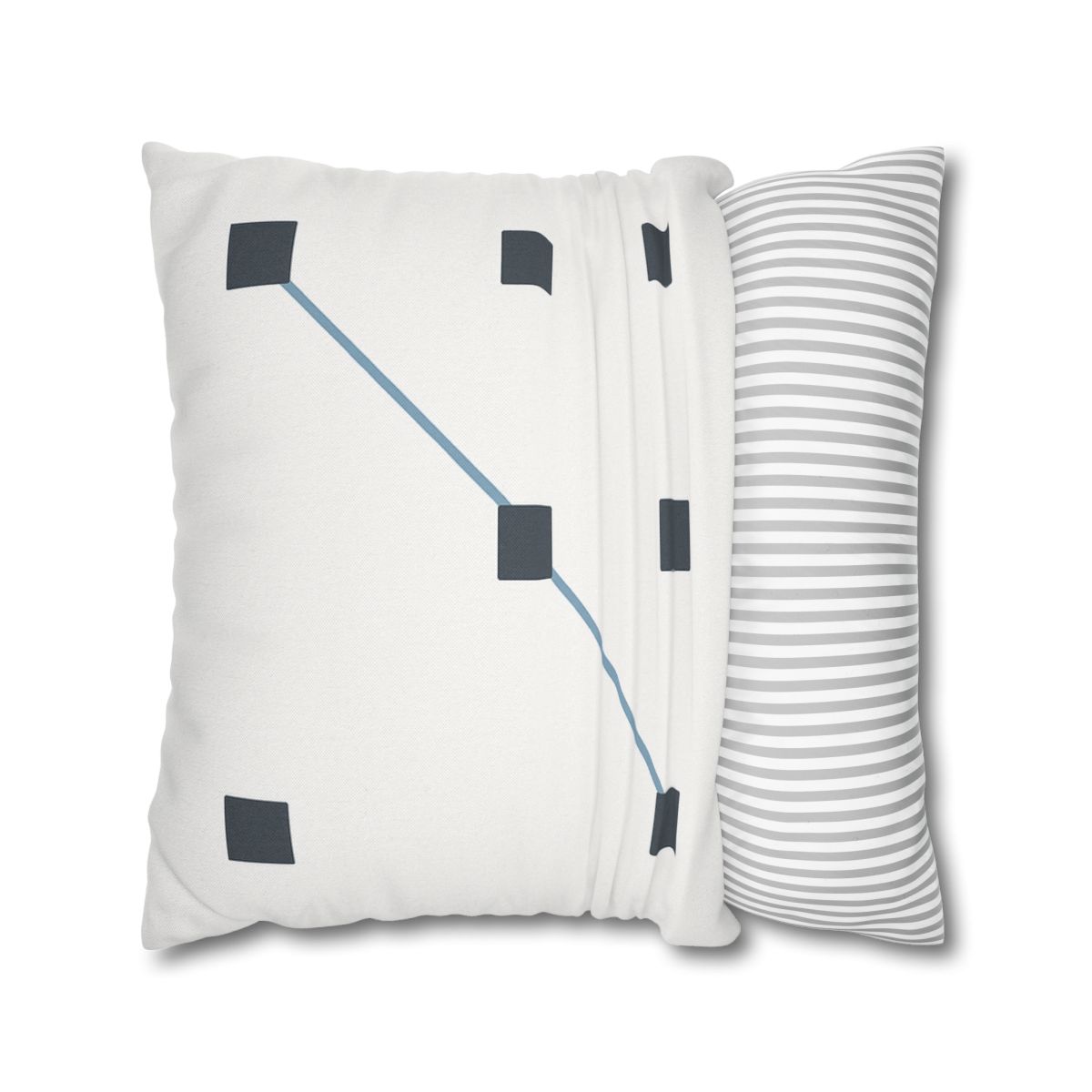 Diagonal Star Path Grid personalized pillow covers