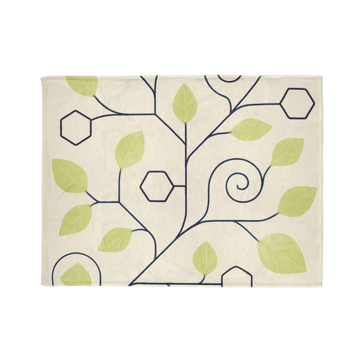 Tendril Network Diagram decorative home blankets