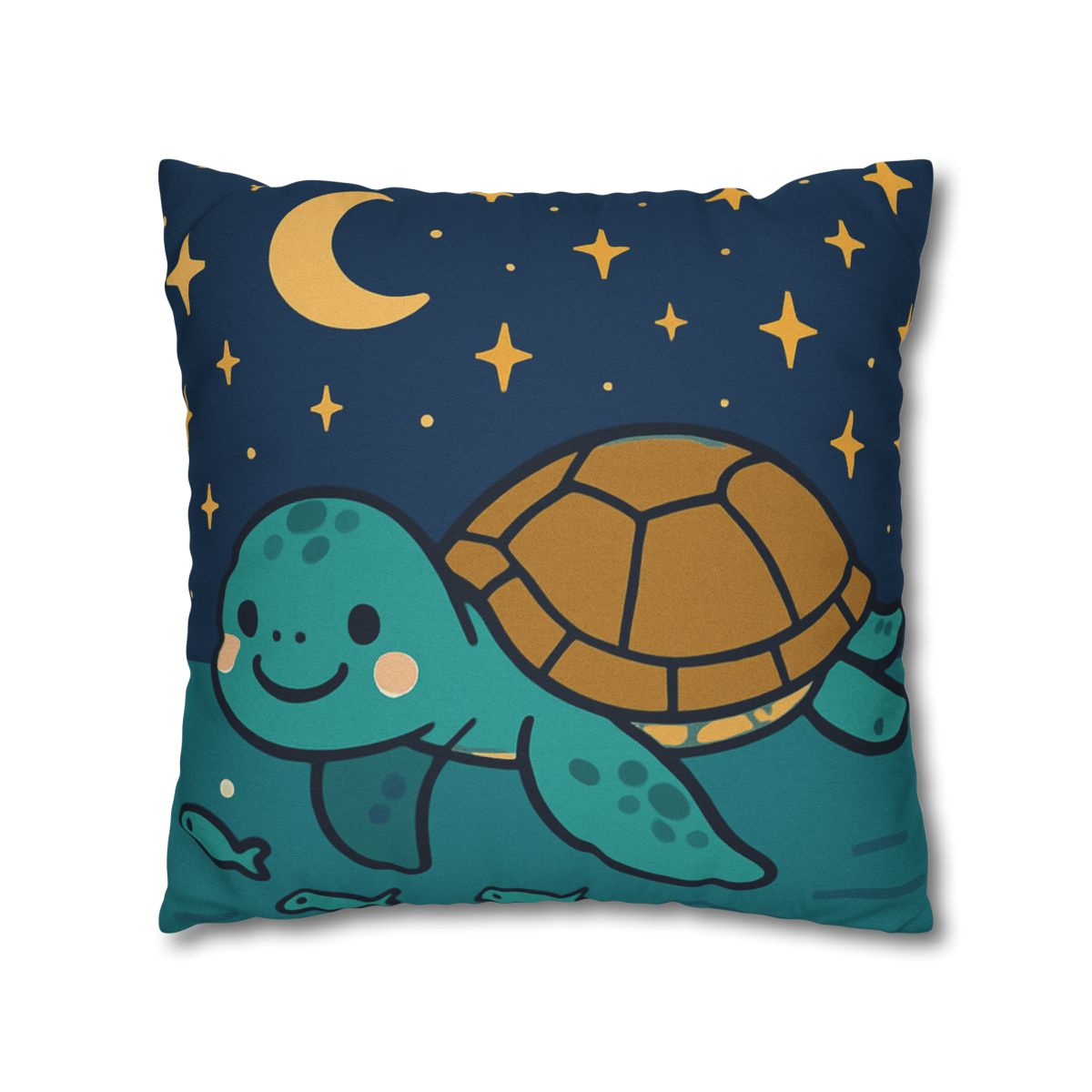 Starry Sea Turtle Voyage stylish decorative pillowcases